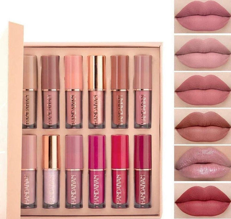 Velvet Matte Lip Gloss Pack Of 12