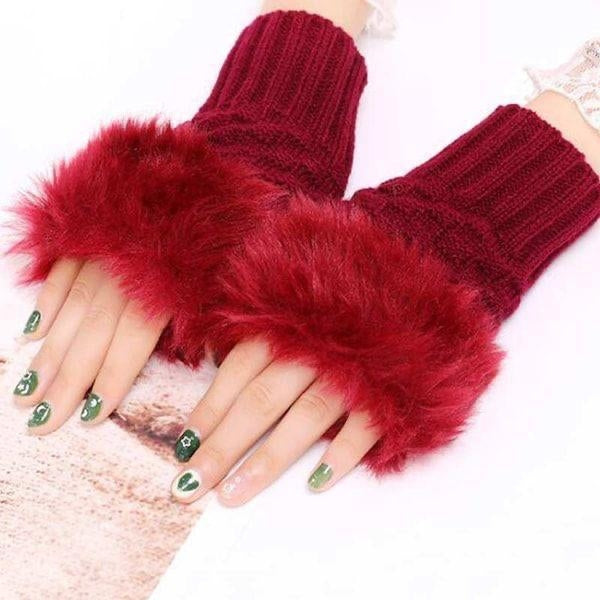 Women's Fur Gloves