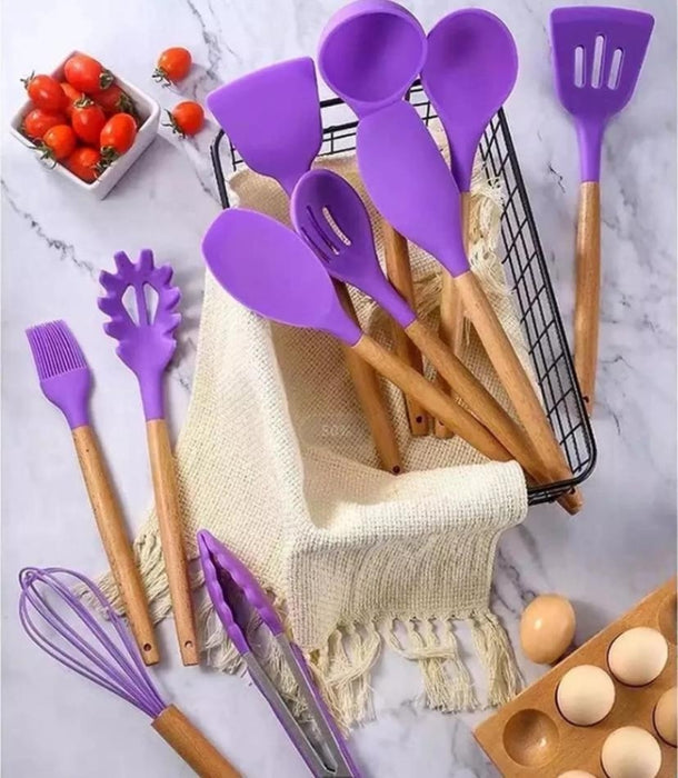 Silicone Spatula Spoon Set