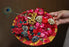 Decorated Plate with Dough Flowers