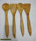 4 pcs Wooden Spoon Set