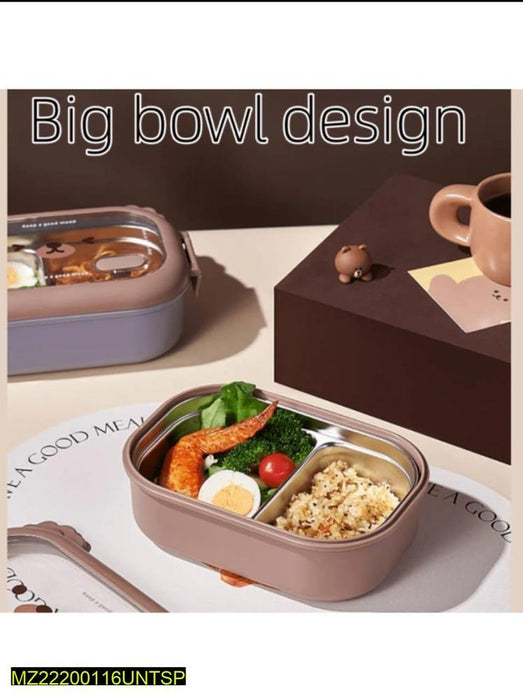 Single Tier Stainless Steel Lunch Box