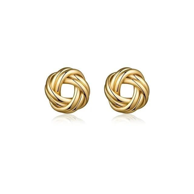 Golden Geometric Studs