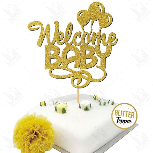 Welcome Baby Cake Topper