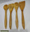 4 pcs Wooden Spoon Set