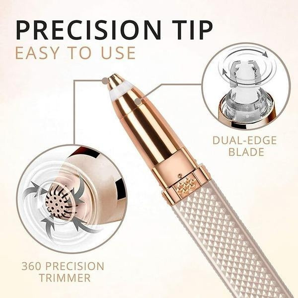 2 in 1 Painless Face Hair Remover & Trimmer Tool