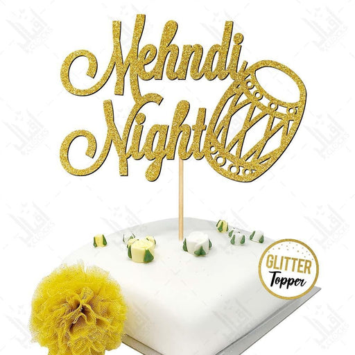 Mehndi Cake Topper