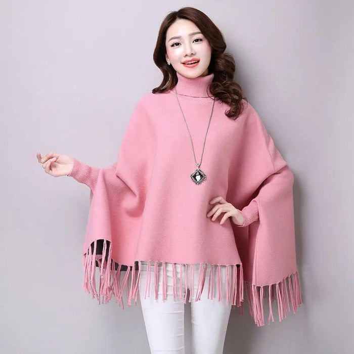 Pink poncho