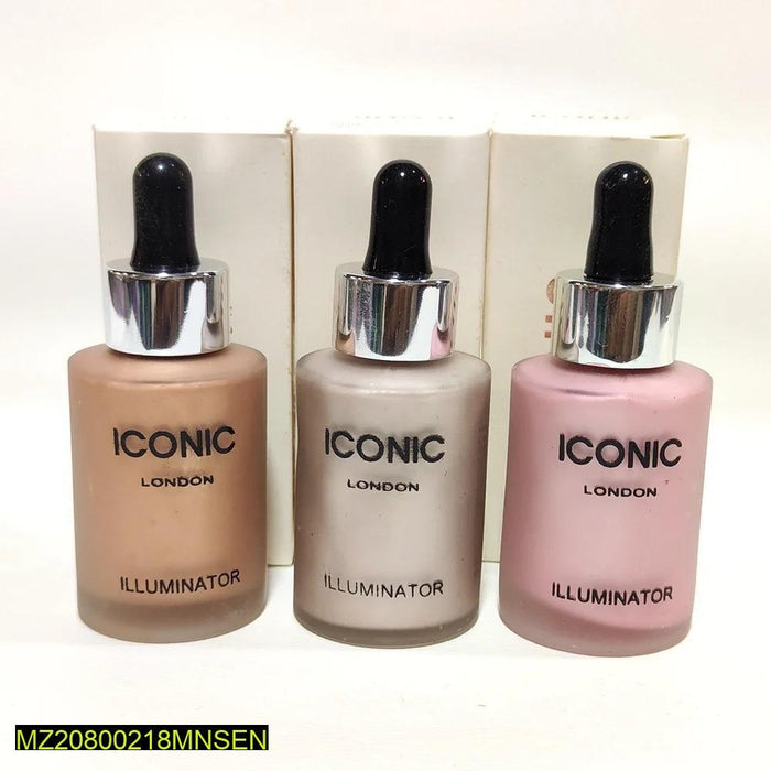 Pack of 3 High Pigmented Liquid Highlighter