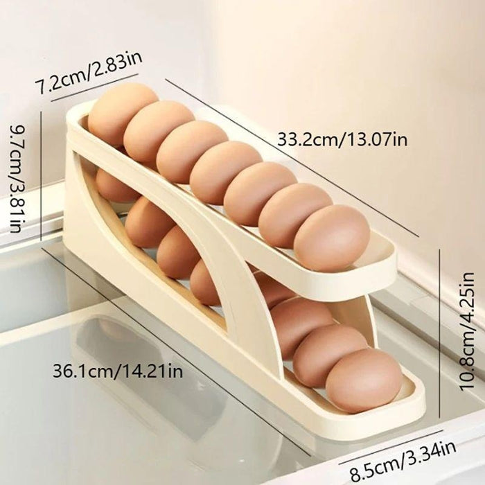 Elegant Beige Egg Dispenser