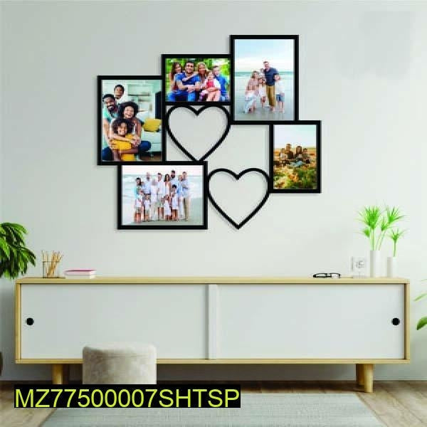 Family Portrait 3D Wall Hanging MDF Frame