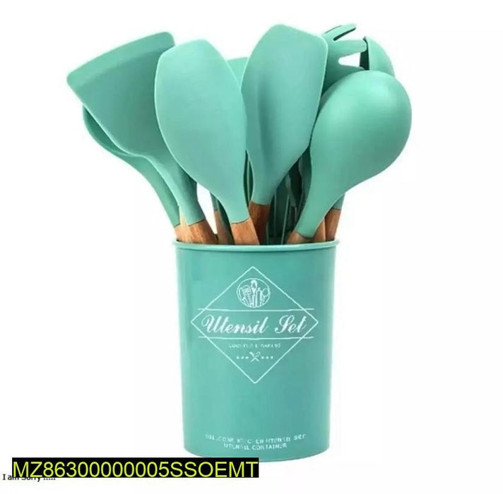 Silicone Spatula Spoon Set