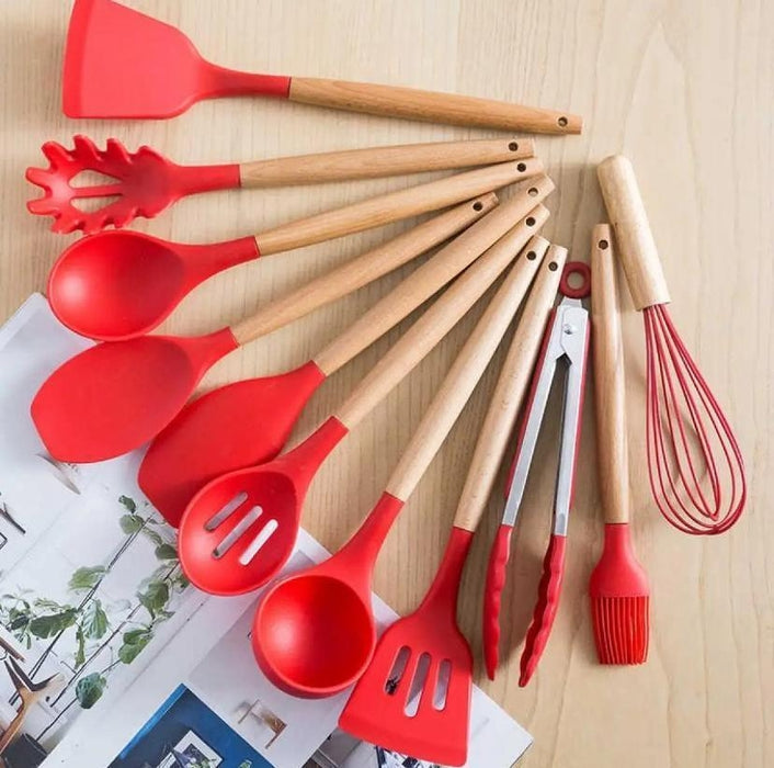 Silicone Spatula Spoon Set