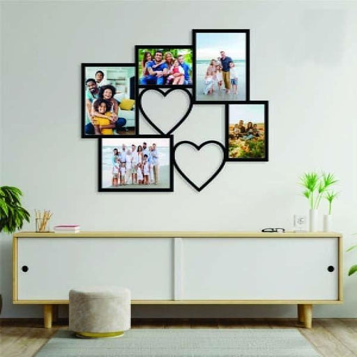 Family Portrait 3D Wall Hanging MDF Frame