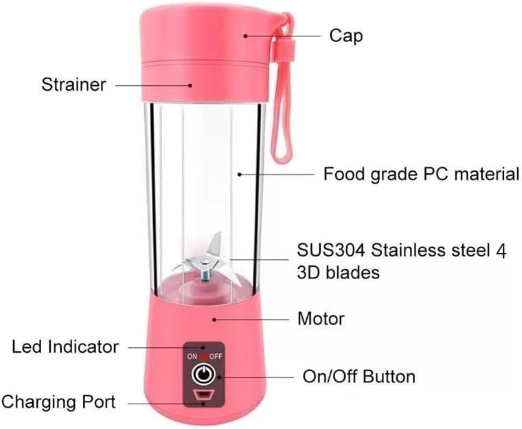 Rechargeable Electric Juicer Blender