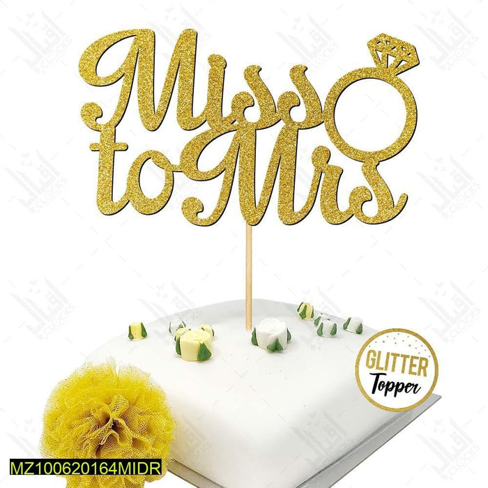 Bride to Be Cake Topper