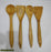 4 pcs Wooden Spoon Set